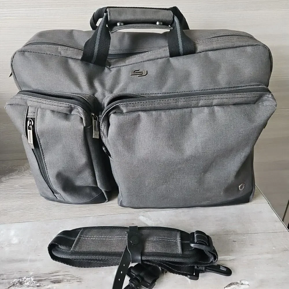 Solo New York Duane Urban Convertible Carrying Briefcase Backpack - 15.6